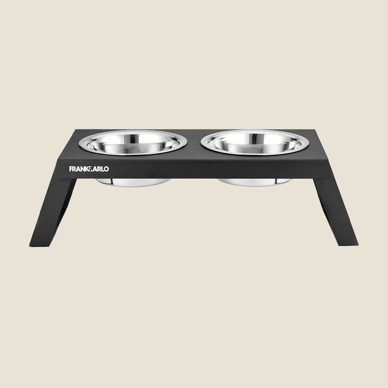Elevated Metal Dog Feeder | Double (Foldable Legs) - Code SALE15 to get 15% off
