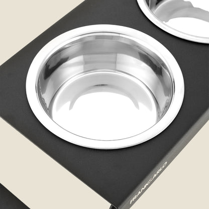 Elevated Metal Dog Feeder | Double (Foldable Legs) - Code SALE15 to get 15% off
