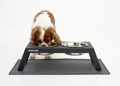 Elevated Metal Dog Feeder | Double (Foldable Legs) - Code SALE15 to get 15% off