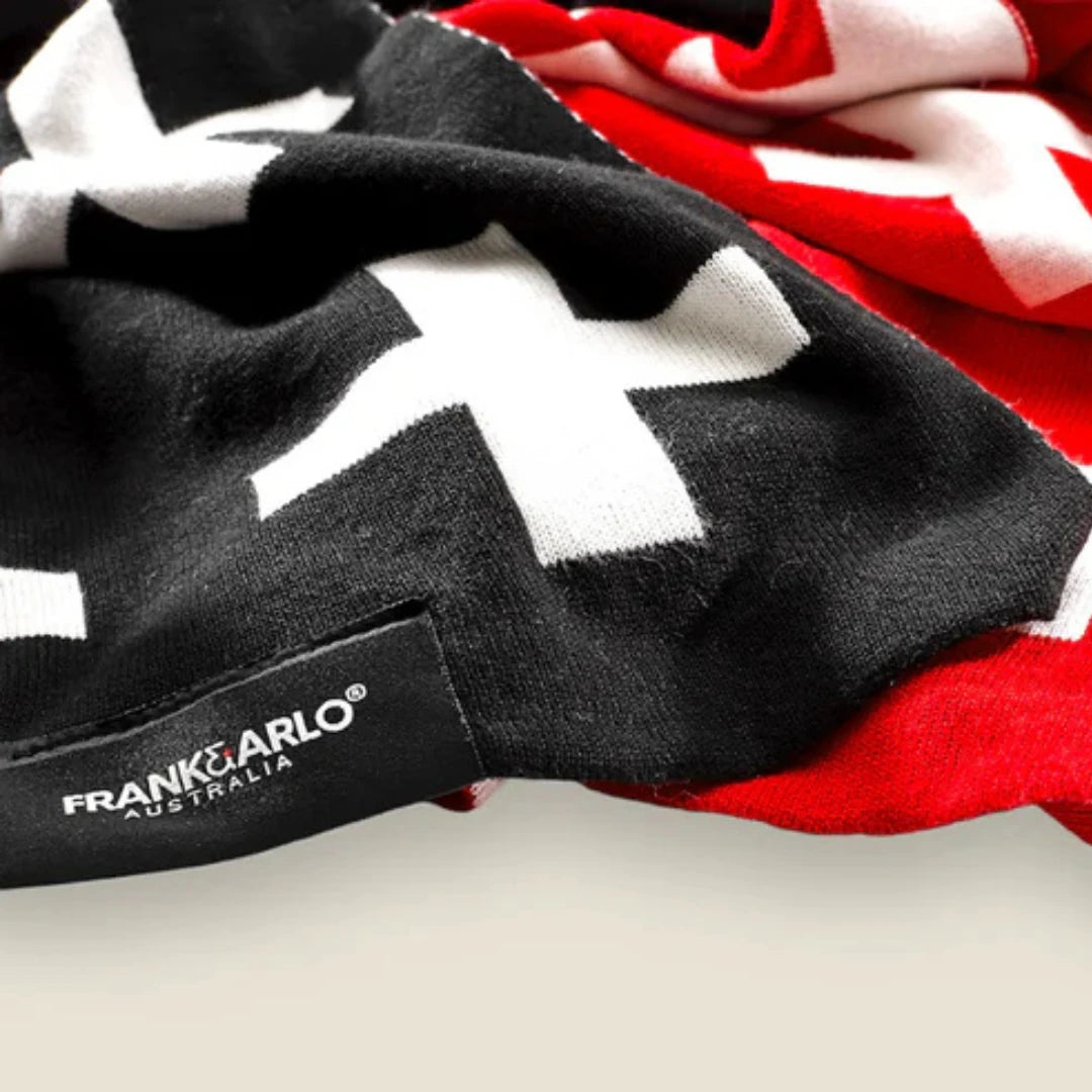 Swiss Cross 100% Cotton Dog Blankets - Code SALE15 for 15% off
