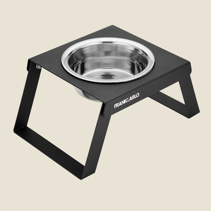 Elevated Metal Dog Feeder | Single (Foldable Legs) Code SALE20 to get 20% off